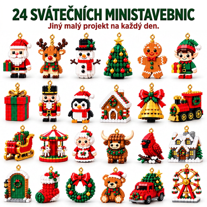 🎅🔥 POSLEDNÍ DEN: 50% SLEVA 🍈 Vánoční stavebnicový adventní kalendář pro celou rodinu! 💎