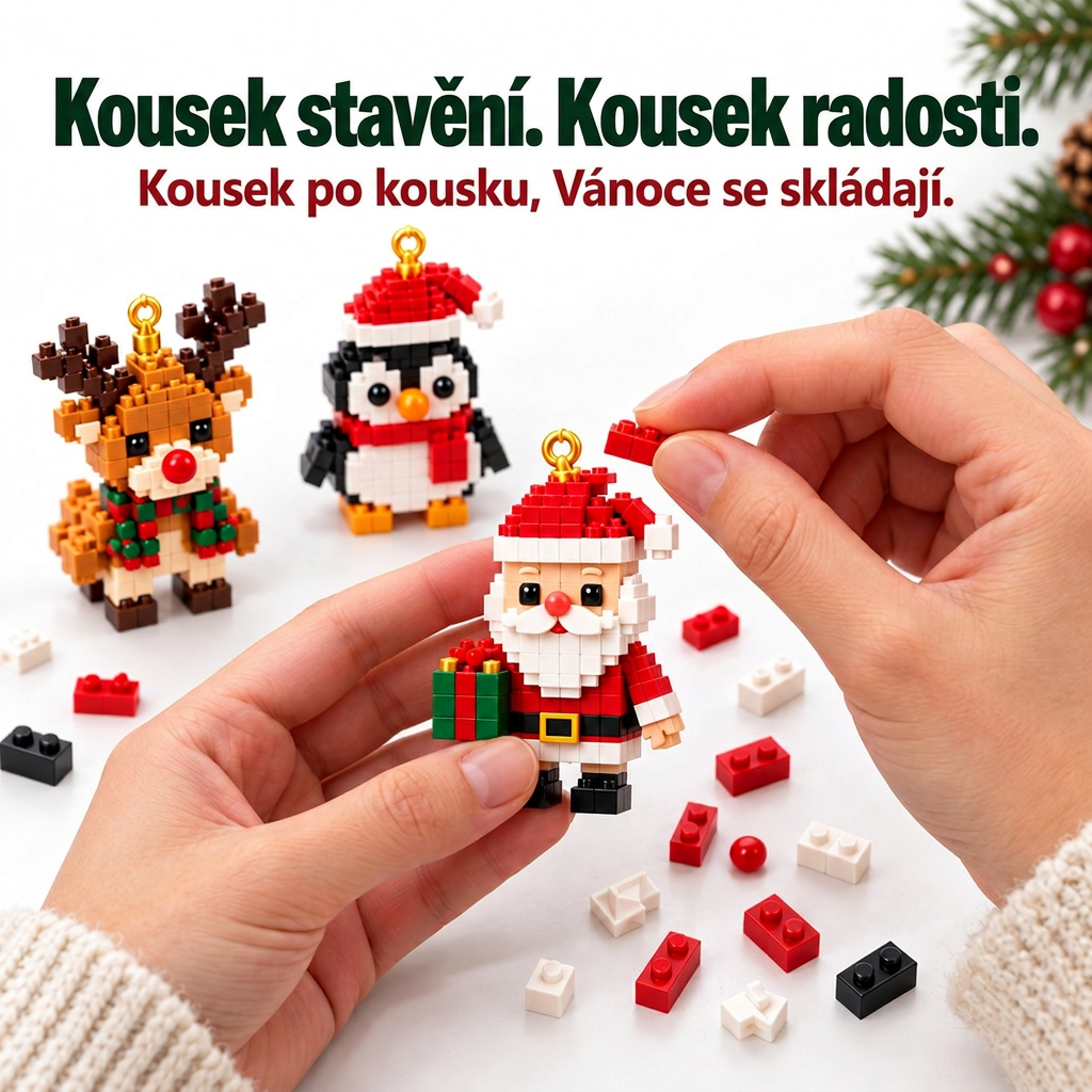 🎅🔥 POSLEDNÍ DEN: 50% SLEVA 🍉 Vánoční stavebnicový adventní kalendář pro celou rodinu! 💎