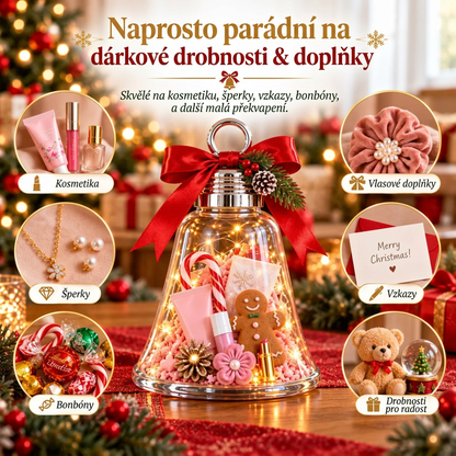 🎁 DIY vánoční dárková krabička se zvonečkem – Proměňte malé dárky v jedno velké překvapení 🎄