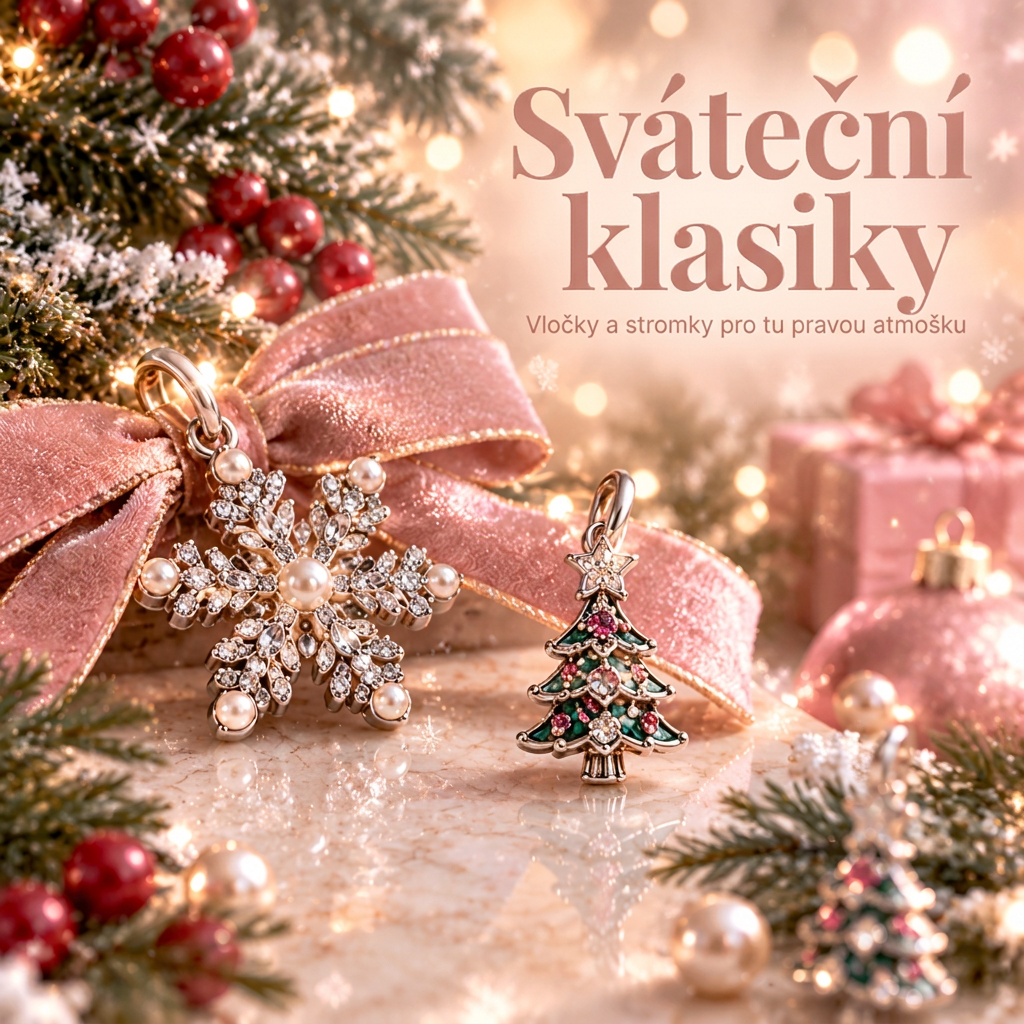 🎄 Vánoční adventní kalendář se šperky pro ženy 2026 🍇– 24 dní plných překvapení: přívěsky, náramek a náhrdelník v dárkové sadě ✨