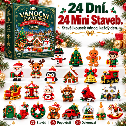 🎅🔥 POSLEDNÍ DEN: 50% SLEVA 🍉 Vánoční stavebnicový adventní kalendář pro celou rodinu! 💎